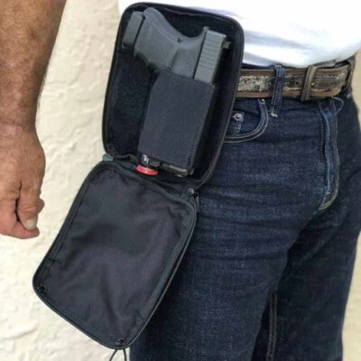 手枪枪枪套隐藏携带枪袋包腰袋带皮带环 — 第 1/4 张图片