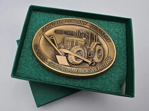 John Deere Company Kansas City Branch 125th Ann. Limited Edition Belt Buckle - Picture 1 of 7