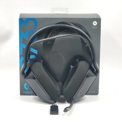 Logitech G733 Lightspeed Wireless RGB Gaming Headset Black with Dongle - Image 1 of 4