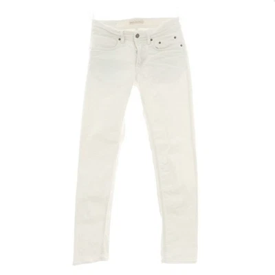 Pantalones de mezclilla de algodón elástico Siviglia blancos talla 31 para hombre Foto 1 de 4