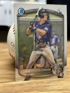 2025 Bowman - Chrome Prospects Charlie Condon #BCP-75 (RC) - Picture 1 of 3