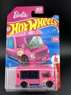 2026 Hot Wheels Барби мечта кемпер / рулетка розовый из чехла - Изображение 1 из 4
