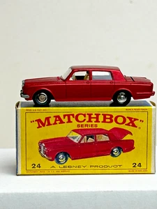 Matchbox No. 24 Rolls Royce Silver Shadow with New Model Original Box, Nice - Picture 1 of 16