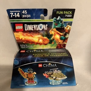 LEGO DIMENSION Movie Fun Pack 71223 Chima Cragger Swamp Skimmer (45 pezzi) Jund - Foto 1 di 6