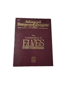 The Complete Book of Elves (Advanced Dungeons & Dragons, Player's Handbook Rules - Picture 1 of 2