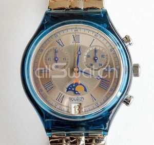 Swatch Chrono 1995 - SCN402 - Moon Date - Nuovo - Imagen 1 de 2