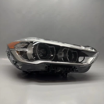 BMW X1 HEADLIGHT RIGHT PASSENGER 2016 2017 2018 2019 LED OEM 63117193712 - Imagem 1 de 4