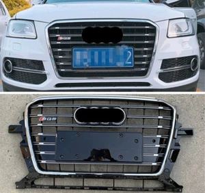 For Audi Q5 SQ5 RSQ5 Front bumper SILVER grille Grill 2013 2014 2015 2016 - Picture 1 of 5