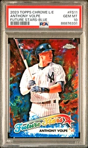 2023 Topps Chrome Logofractor Rookie (RC) Blue Refractor /150 PSA 10 - Bild 1 von 2