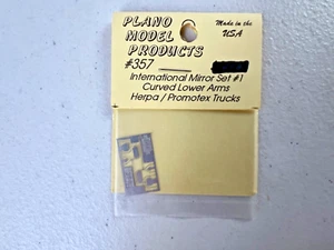 Juego de espejos Plano Model Products #357 HO International #1 para camiones Herpa - Nuevo de Lote Antiguo - Imagen 1 de 3