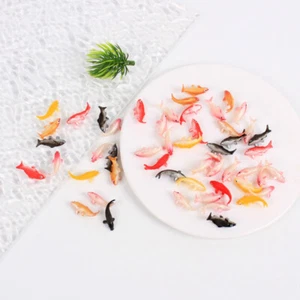 8 Pcs Simulated Koi Model Miniature Scene Accessory Lovely Aquarium Decor - Picture 1 of 12