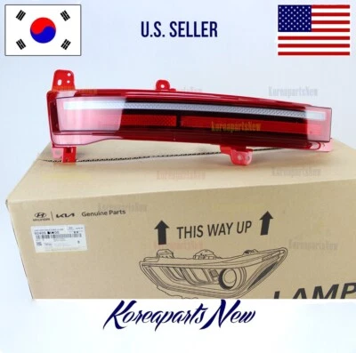 REAR Bumper Lamp Reflector Left DRIVER Side ⭐OEM⭐ Hyundai Santa Fe 2024-2025 - Image 1 of 2