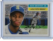 2021 Topps 70th Anniversary Celebration Ken Griffey Jr 1956 SP Through the Years