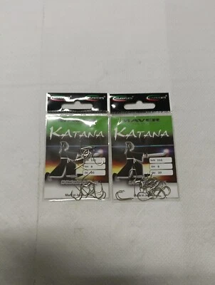 Amo Maver Katana 1110 nichel- paletta - ardiglione Misura 8 Due Bustine  - Immagine 1 di 3