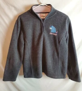 Pullover polar con cremallera 1/4 de Disney Store talla mediana bordado Eeyore  - Imagen 1 de 5