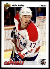 1991-92 Upper Deck Mike Ridley Washington Capitals #112