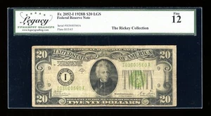 DBR 1928-B $20 LGS FRN Minneapolis Fr. 2052-Ilgs Legacy 12 Serial I03600560A - Picture 1 of 2