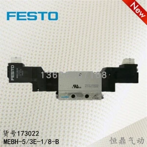 1PCS  NEW FESTO Solenoid valve MEBH-5/3E-1/8-B 173022 Via DHL/ FedEx - Picture 1 of 1