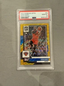 2022-23 Donruss Optic Josh Hart Gold Wave /10 #55 PSA 10 Gem Mint Knicks - Picture 1 of 2