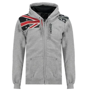 Geographical Norway Sweatshirt Gatsby Hoodie Grey Man - Picture 1 of 3