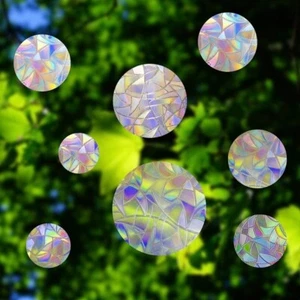 Pegatinas de PVC para ventanas Rainbow Suncatcher - calcomanías de vidrio prisma para decoración de hogar y dormitorio - Imagen 1 de 34
