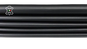 Italian Lambskin skin skins hide hides Leather SOFT PREMIUM BLACK 7sqf - Picture 1 of 6