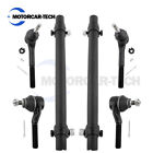 6Pcs 4 Tie Rod Ends 2 Sleeves For Ford Crown Victoria Town Car Grand Marquis