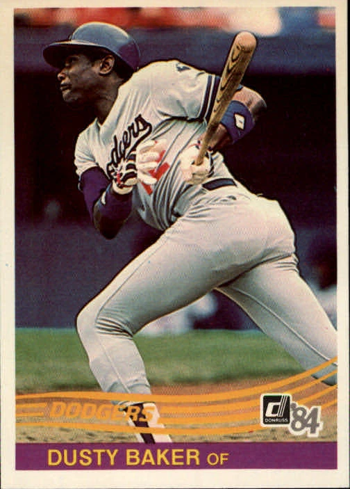 1984 Donruss 226 Dusty Baker Los Angeles Dodgers - Image 1 of 1