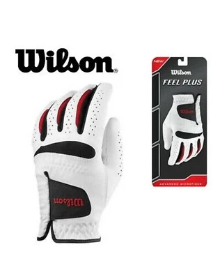 Перчатки для гольфа для левой руки размер большой. Wilson Feel Plus всепогодная - 1 перчатка - Изображение 1 из 3