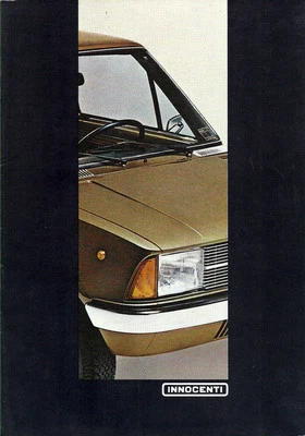 Depliant Brochure Innocenti 90 L - De Tomaso 1980 Tedesco ORIGINALE - Immagine 1 di 4