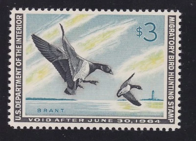 US RW30 $3 Duck Hunting Mint XF OG NH SCV $100 - Image 1 of 2