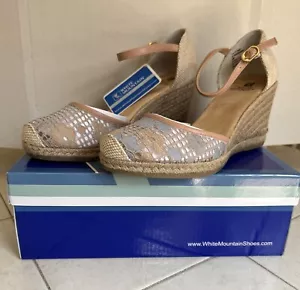 White Mountain Keilabsatz Sandalen Damen Mamba Größe 8 - Bild 1 von 8
