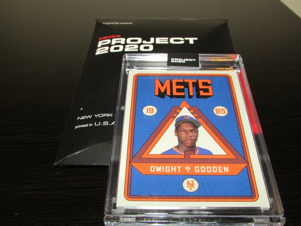 Topps Project 2020 Card #106 Dwight Gooden by Grotesk w/box In Hand - Image 1 of 4