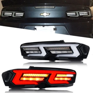 Luces traseras LED para Chevrolet Camaro Chevy 2019-2024 SS ZL1 animación luces traseras - Imagen 1 de 6