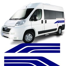Motorhome Stripes Vinyl Stickers - Camper Van Horsebox Caravan RV Decals Graphic