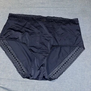 Ashley Stewart Höschen Größe 12 (XL) Schmetterling & einfarbig blau - Bild 1 von 2