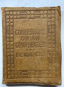 Little Leather Library CONFESSIONS OF AN OPIUM EATER by DeQUINCEY Real Leather - Picture 1 of 10
