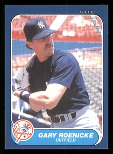 Gary Roenicke - 1986 Fleer Update #U-98 - New York Yankees - Bild 1 von 2