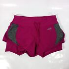 Avia Women's Running Shorts Athletic Pink Compression Lined Vented Xs / 26-28" W