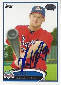 Kyle Kubitza 2012 Topps Pro Debut Signed Card