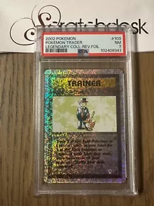 PSA 7 - Pokemon TRADER Allenatore 103/110 Reverse Holo - COLLEZIONE LEGGENDARIA - Foto 1 di 2