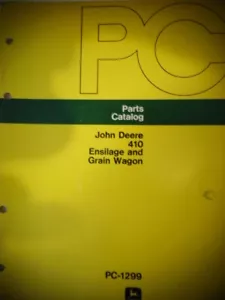 1973 John Deere 410 Ensilage and Grain Wagon Parts Catalog Manual PC-1299 - Picture 1 of 3