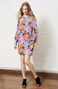 118 $ - NEU FRENCH CONNECTION SHIKOKU KREPP TUNIKA KLEID - GRÖSSE 10 - Bild 1 von 5