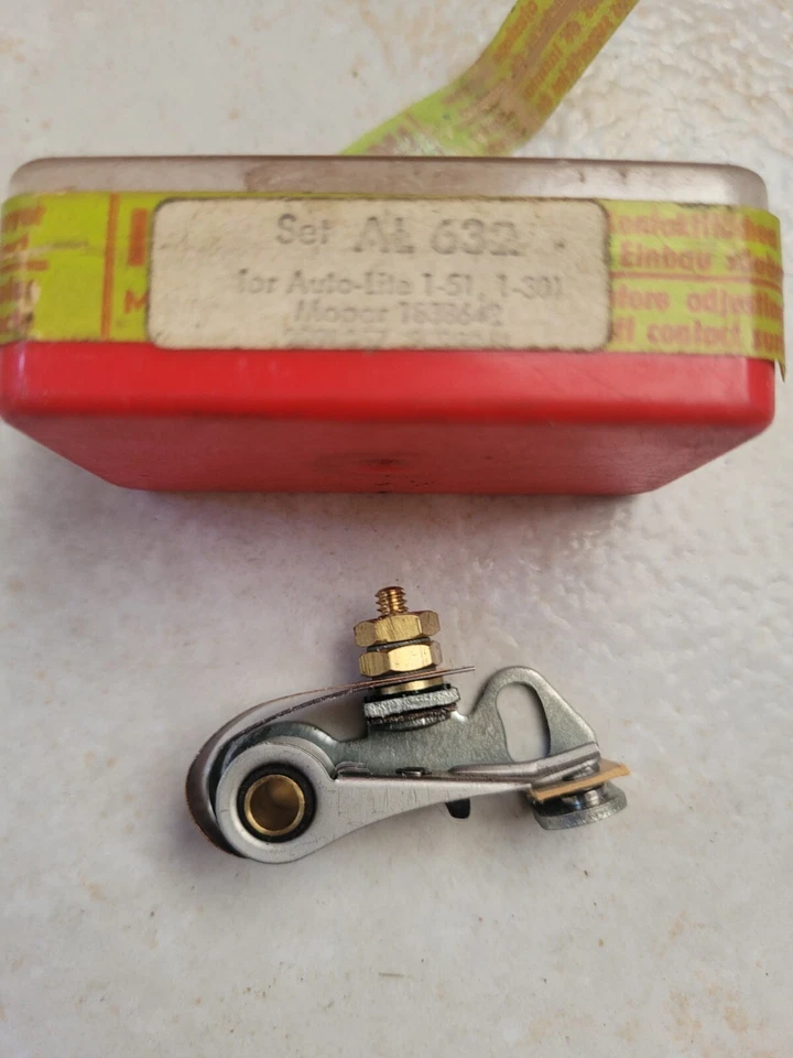 jeu de contact rupteur AUTOLITE CHRYSLER DODGE DART LANCER MOPAR VALIANT - Immagine 1 di 1