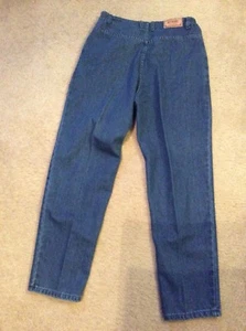 Jeans donna Gitano taglia 14 cuciture interne 30 pantaloni denim gamba dritta - vita 32-34 - Foto 1 di 2