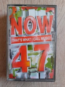 NOW THATS WHAT I CALL MUSIC 47 -inc ROBBIE WILLIAMS -DOUBLE CASSETTE-(2000) RARE - Picture 1 of 5
