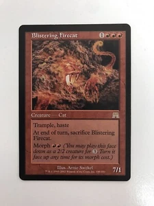 Blistering Firecat MTG Magic the Gathering Card LP Lightly Played Onslaught - Picture 1 of 1