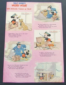 Good Housekeeping WALT DISNEY Mr. Maus macht eine Reise 1940 - Bild 1 von 2