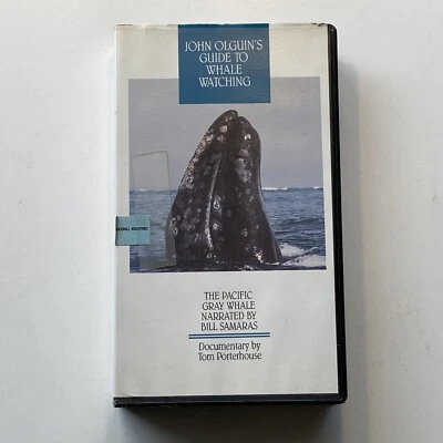 VHS John Olguin’s guide to whale watching bill smaras pacific grey whale rare - Image 1 of 4