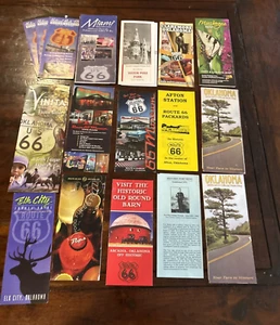 Oklahoma Huge Lot Brochures Travel Pamphlets Maps & More 1970s Vintage Route 66 - Picture 1 of 18